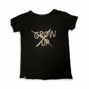 Kids Black Graphic Tee by Mini and Maximus